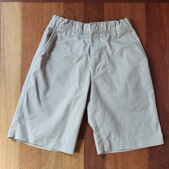 Donnelly's Boys Khaki Uniform Shorts Size 12 - Picture 3 of 11